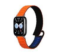 kwmobile Correa de Repuesto compatible con Huawei Redmi Watch 5 Active/Watch 5 Lite Correa - Pulsera Magnética Extrafuerte de Silicona para Smartwatch - naranja
