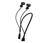 kwmobile Correa de Silicona para el Cuello para Samsung Galaxy Buds 3 FE/Galaxy Buds 3 3 Pro Soporte para Jogging - Banda para Auriculares In-Ear - Accesorio para Auriculares - Negro