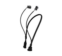kwmobile Correa de Silicona para el Cuello para Samsung Galaxy Buds 4 / Galaxy Buds 4 Pro Soporte para Jogging - Banda para Auriculares In-Ear - Accesorio para Auriculares - Negro Mate
