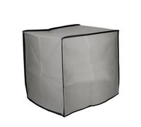 kwmobile Cubierta Compatible con Cosori Air Fryer 5.5L XXL funda de tela - Cubierta Protectora Antimanchas y Antipolvo para Freidora de Aire - gris claro