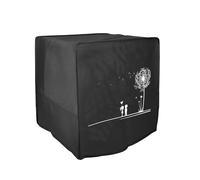 kwmobile Cubierta Compatible con Ninja MAX PRO (6,2L) funda de tela - Cubierta Protectora Antimanchas y Antipolvo para Freidora de Aire - niños y diente león