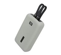 kwmobile Estuche Compatible con Anker Zolo 2000mAh 45W MAX Funda - Case Protector de Silicona para Power Bank - Protección Antigolpes para Batería Externa - Gris