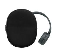 kwmobile Estuche Compatible con Sony WH-CH520 / WH-CH510 / MDR-ZX110 Estuche - Funda para Auriculares Headset con Cremallera - Exterior de Pana e Interior de Neopreno - Negro