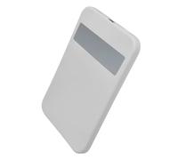 kwmobile Estuche Compatible con Xiaomi Ultrathin Magnetic PowerBank 5000mAh Funda - Case Protector de Silicona para Power Bank - Protección Antigolpes para Batería Externa - Gris