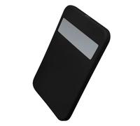 kwmobile Estuche Compatible con Xiaomi Ultrathin Magnetic PowerBank 5000mAh Funda - Case Protector de Silicona para Power Bank - Protección Antigolpes para Batería Externa - Negro