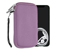 kwmobile Estuche de Neopreno Universal para Smartphone - Funda Protectora con Cremallera para M - 5,5" Lila