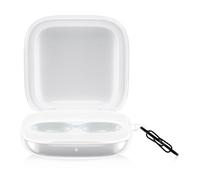 kwmobile Funda Auriculares Compatible con Beats Fit Pro - Estuche Protector Duro de 2 Piezas - Transparente