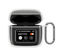 kwmobile Funda Auriculares Compatible con JBL Tour Pro 3 - Estuche Protector Duro de 2 Piezas - Transparente