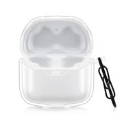 kwmobile Funda Auriculares Compatible con JBL Tune Flex - Estuche Protector Duro de 2 Piezas - Transparente