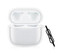 kwmobile Funda Auriculares Compatible con Lenovo LP40 - Estuche Protector Duro de 2 Piezas - Transparente