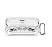 kwmobile Funda Auriculares Compatible con Nothing Ear (Open) - Estuche Protector Duro de 2 Piezas - Transparente