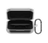 kwmobile Funda Auriculares Compatible con Realme Buds Air 7 - Estuche Protector Duro de 2 Piezas - Transparente