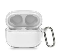kwmobile Funda Auriculares Compatible con Sony LinkBuds S - Estuche Protector Duro de 2 Piezas - Transparente
