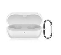 kwmobile Funda Auriculares Compatible con Sony WF-C710N - Estuche Protector Duro de 2 Piezas - Transparente