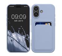 kwmobile Funda Billetera Compatible con iPhone 17 Funda con Tarjetero - Carcasa Cartera Protectora con Espacio para Tarjeta - Lila