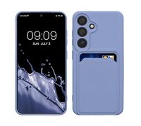 kwmobile Funda Billetera Compatible con Samsung Galaxy S24 Funda con Tarjetero - Carcasa Cartera Protectora con Espacio para Tarjeta - Lila