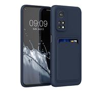 kwmobile Funda Billetera Compatible con Xiaomi Mi 10T / Mi 10T Pro Funda con Tarjetero - Carcasa Cartera Protectora con Espacio para Tarjeta - Azul Oscuro