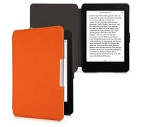 kwmobile Funda Compatible con Amazon Kindle Paperwhite (2012-2017) - Carcasa para e-Book de Cierre magnético - Case en Naranja