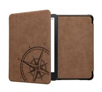 kwmobile Funda Compatible con Amazon Kindle Paperwhite (2024)/Colorsoft - Carcasa para e-Reader de Piel Ante sintética - de Aguja magnética