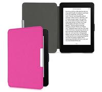 kwmobile Funda Compatible con Amazon Kindle Paperwhite - Carcasa para e-Book de Cierre magnético - Case en Rosado Suave