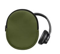 kwmobile Funda Compatible con Anker Soundcore Q20i Estuche - Funda para Auriculares Headset con Cremallera - Verde Oliva