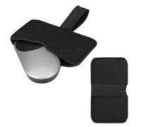 kwmobile Funda Compatible con Apple Magic Mouse 1 / Magic Mouse 2 / Logitech Pebble Funda - Estuche de Fieltro para Ratón - Bolsillo Mouse Negro