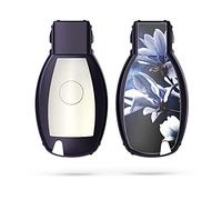 kwmobile Funda Compatible con Benz - Carcasa Suave de Silicona para Llave de Coche - Protección para Mando de Mercedes Benz Llave de Coche de 3 Botones