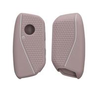 kwmobile Funda Compatible con BMW 4 Botones X7 X1 U11 IX ix1 Serie 7 G07 I7 Llave del Auto - Carcasa Protectora de Silicona para Llave de Coche - Case en Nube Violeta