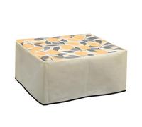 kwmobile Funda Compatible con Canon PIXMA G650 / G620 - Cubierta de Impresora Amarillo/Verde/Beige Limones con Hojas