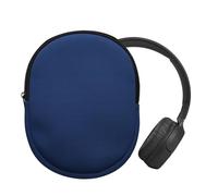 kwmobile Funda Compatible con JBL Tune 600 / 500BT / 510BT / 450 Estuche - Funda para Auriculares Headset con Cremallera - Azul Oscuro
