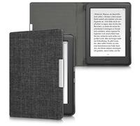 kwmobile Funda Compatible con Kobo GLO HD/Touch 2.0 - Carcasa de Tela para e-Reader - Case Plegable Tipo Libro para e-Book