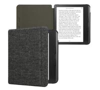 kwmobile Funda Compatible con Kobo Libra Colour - Carcasa de Tela para e-Reader - Case Plegable Tipo Libro para e-Book