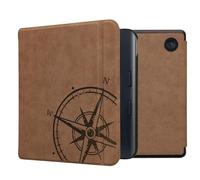 kwmobile Funda Compatible con Kobo Libra Colour - Carcasa para e-Reader de Piel Ante sintética - de Aguja magnética