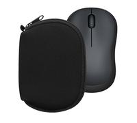 kwmobile Funda Compatible con Logitech M220 Silent / M235 / M185 / Acer OMR266 - Estuche de Neopreno con Cremallera para ratón - Carcasa en Negro