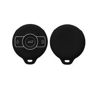 kwmobile Funda Compatible con Mercedes Benz 3-Tasten Smart EQ Fortwo - Carcasa Protectora de Silicona para Llave de Coche - Case en Negro