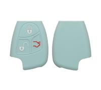 kwmobile Funda Compatible con Mercedes Benz Llave de Coche de 2-3 Botones - Carcasa Protectora de Silicona para Llave de Coche - Case en Menta Cool