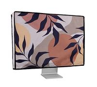 kwmobile Funda Compatible con Monitor de 24-26" - Protector Antipolvo y antihuellas Dactilares para Monitor - Hojas y Formas