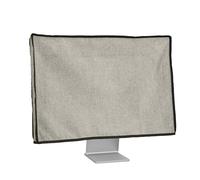 kwmobile Funda Compatible con Monitor de 24-26" - Protector Antipolvo y antihuellas Dactilares para Monitor - Gris Claro
