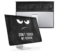 kwmobile Funda Compatible con Monitor de 27-28" - Protector 3en1 para Monitor Teclado y ratón - Don't Touch my Screen