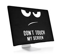 kwmobile Funda Compatible con Monitor Monitor de 31-32" - Cubierta Protectora Textil para Pantalla - Don't Touch my Screen