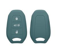 kwmobile Funda Compatible con Peugeot Citroen Llave de Coche Smartkey - Carcasa Protectora de Silicona para Llave de Coche - Case en Noche ártica