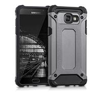 kwmobile Funda Compatible con Samsung Galaxy A5 (2016) - Carcasa de TPU Transformer en Antracita/Negro