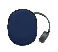 kwmobile Funda Compatible con Sony WH-CH520 / WH-CH510 / MDR-ZX110 Estuche - Funda para Auriculares Headset con Cremallera - Azul Oscuro