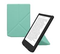 kwmobile - Funda con tapa magnética para tablet eReader de piel sintética (compatible con Pocketbook Verse/Pro/Color/Vivlio Light/Light HD), color verde