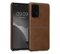 kwmobile Funda con Tarjetero Compatible con Samsung Galaxy A53 5G - Carcasa para móvil de Cuero sintético con Ranuras para 2X Tarjeta