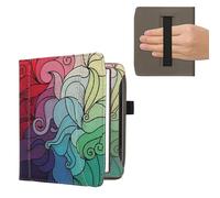 kwmobile Funda de Cuero sintético Compatible con Pocketbook Era/Era Color/Era Lite - Bolsillo y Agarre - postmodernista