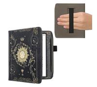 kwmobile Funda de Cuero sintético Compatible con Pocketbook Era/Era Color/Era Lite - Bolsillo y Agarre - Figuras del Tarot