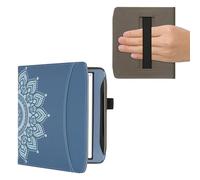 kwmobile Funda de Cuero sintético Compatible con Pocketbook Era/Era Color/Era Lite - Bolsillo y Agarre - Sol Naciente