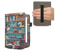 kwmobile Funda de Cuero sintético Compatible con Pocketbook Verse/Verse Lite/Pro/Color/Vivlio Light HD - Bolsillo y Agarre - Solo un capítulo más