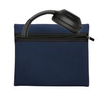 kwmobile Funda de Neopreno para Auriculares WH-1000XM4 / WH-1000XM6 / Jabra Evolve 20 - Estuche para Auriculares - Bolsa de Viaje para Headphones - Funda Suave Protectora Over-Ear Azul Marino